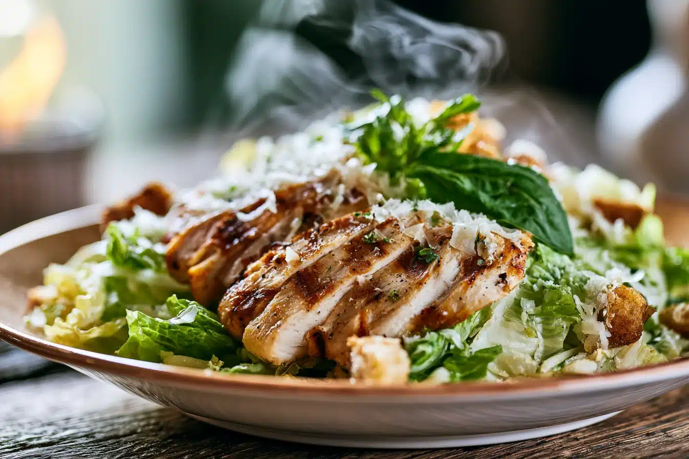 Classic Caesar Salad with Grilled Chicken 3 Classic Caesar Salad with Grilled Chicken