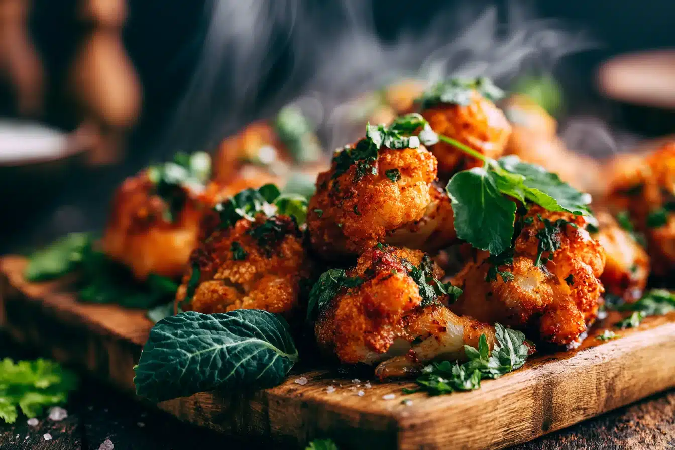 Crispy Baked Cauliflower Wings 3 Crispy Baked Cauliflower Wings
