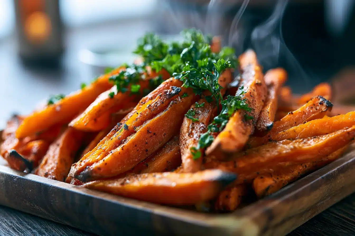 Crispy Baked Sweet Potato Fries 2 Crispy Baked Sweet Potato Fries