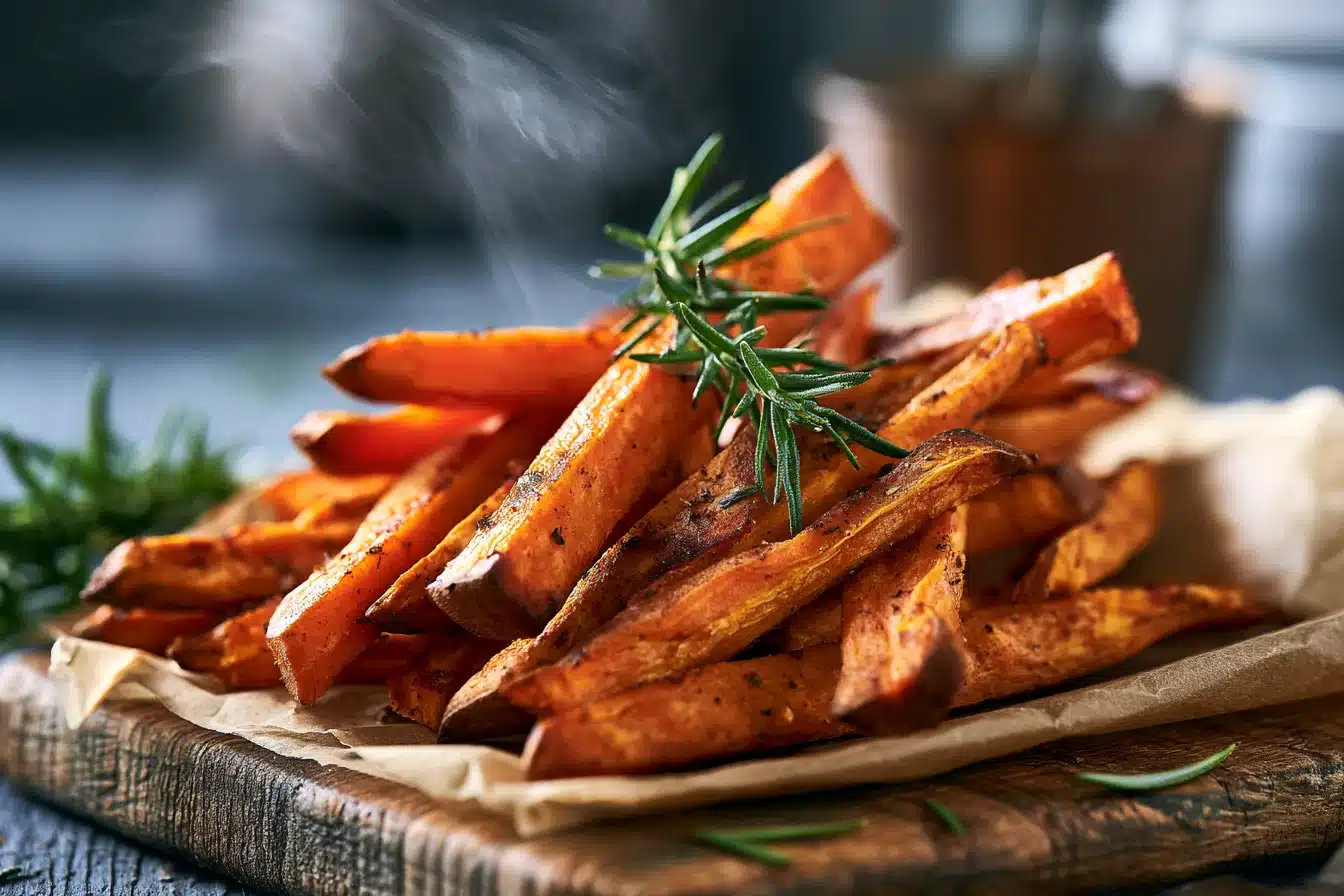 Crispy Baked Sweet Potato Fries 3 Crispy Baked Sweet Potato Fries