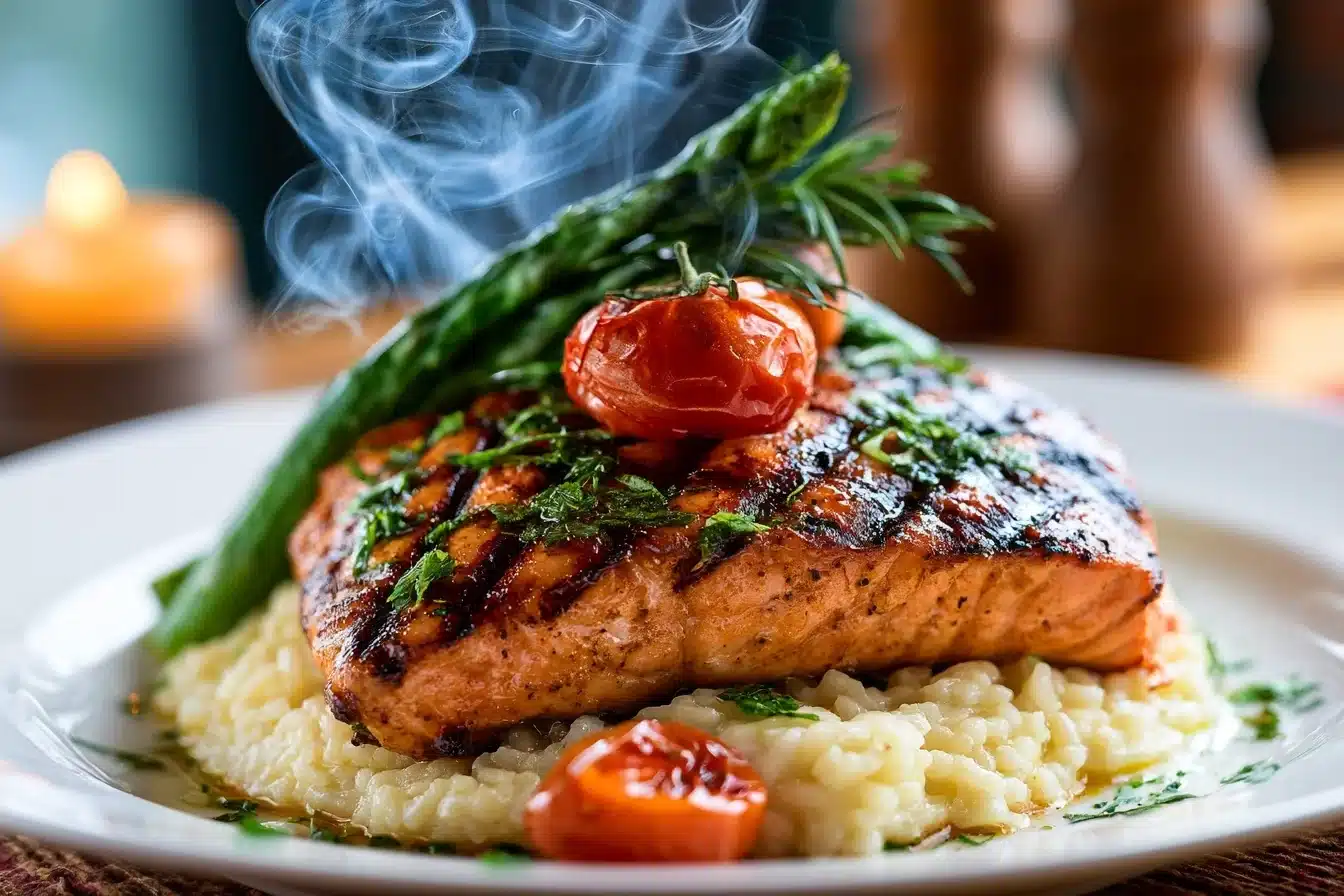 Grilled Salmon with Lemon Risotto 2026 2 Grilled Salmon with Lemon Risotto 2026