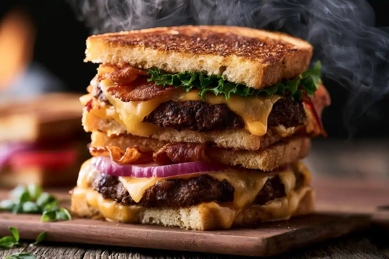 Double Smash Burger Grilled Cheese 2 Double Smash Burger Grilled Cheese