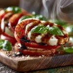 Balsamic Glazed Caprese Salad 33 balsamic glazed caprese salad