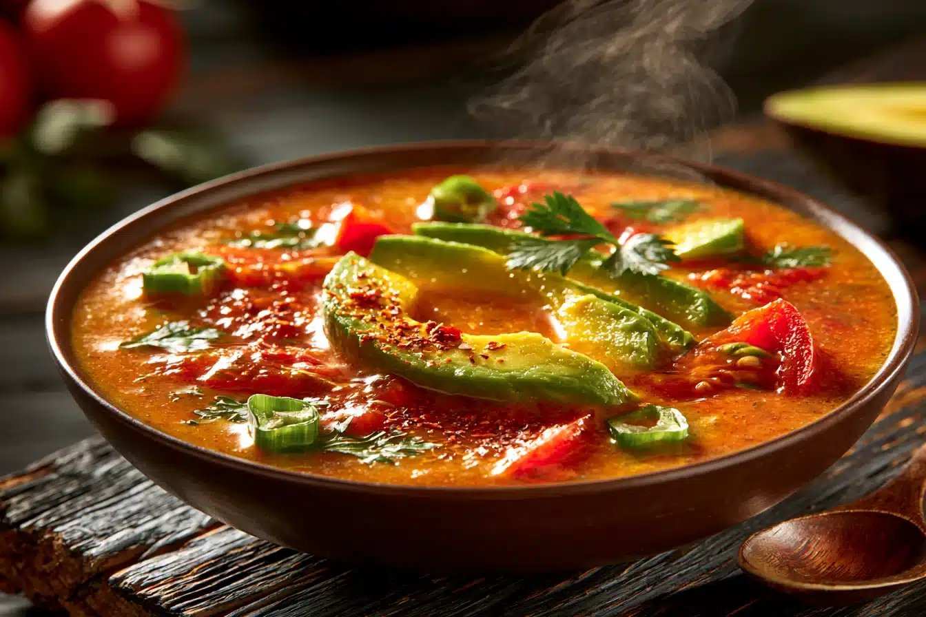 Creamy Avocado Tomato Soup 3 Creamy Avocado Tomato Soup