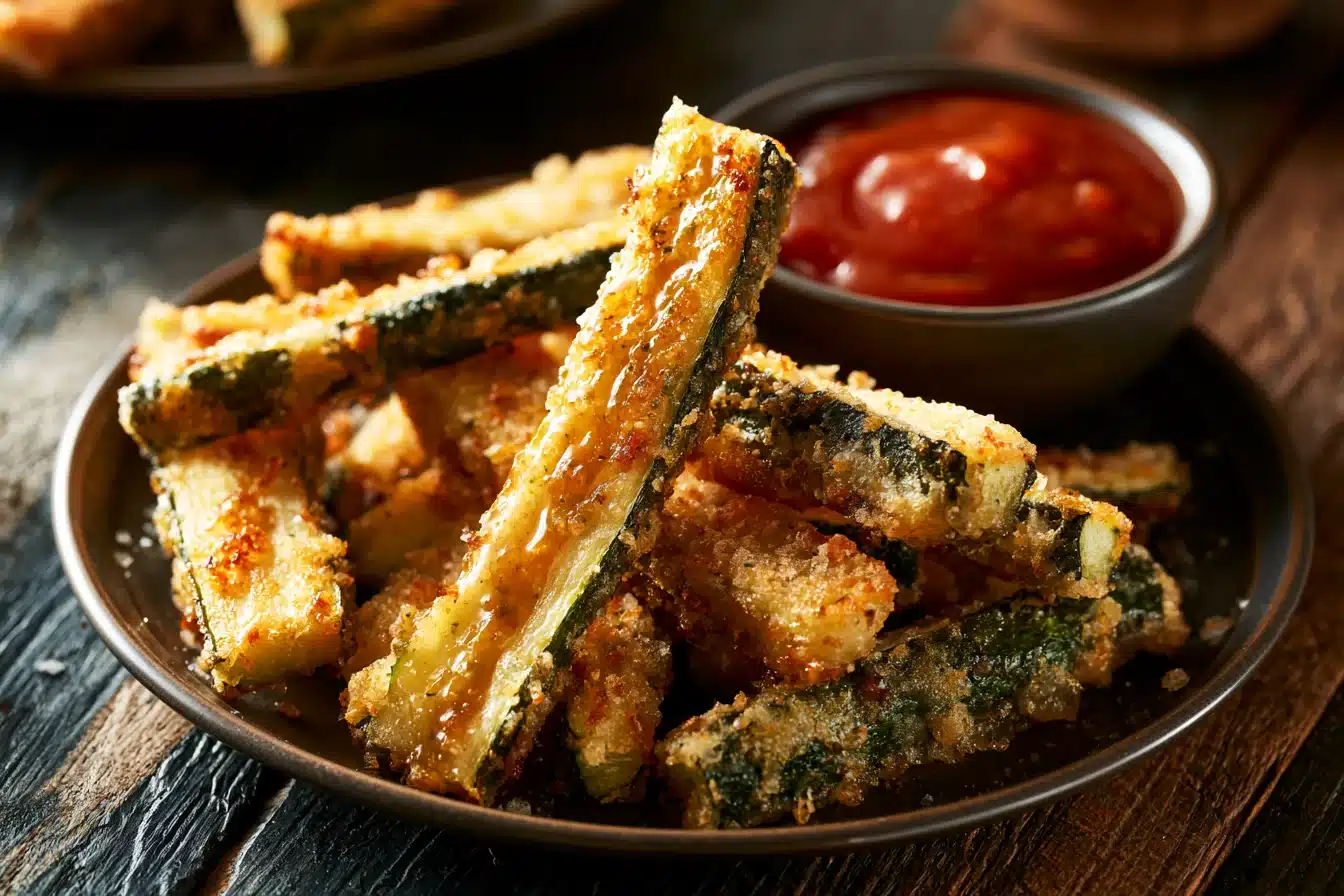 Crispy Baked Zucchini Fries 2 Crispy Baked Zucchini Fries
